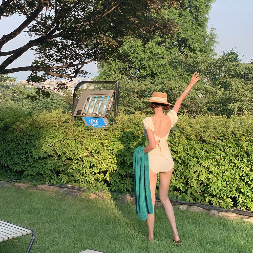 샬론 퍼프 모노키니 / 수영복