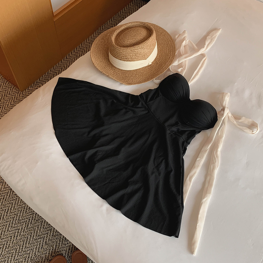 카누 리본 모노키니 / 수영복 / 원피스