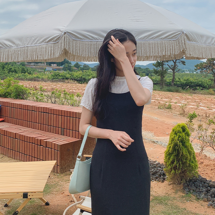 [Cle.] 쉬폰 스모크 원피스