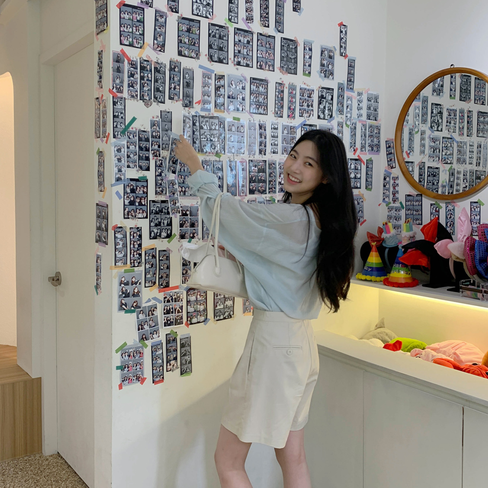 요루 블라우스 가디건