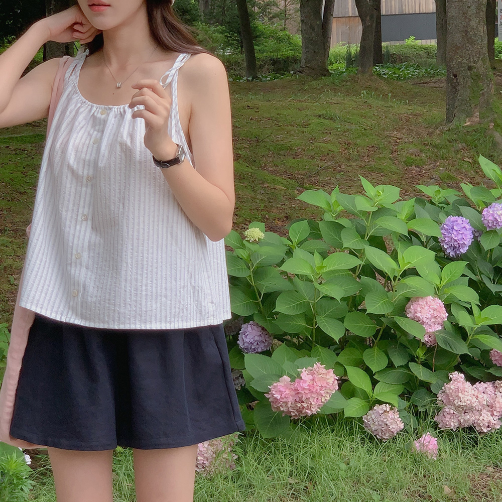 샌드 나시 블라우스