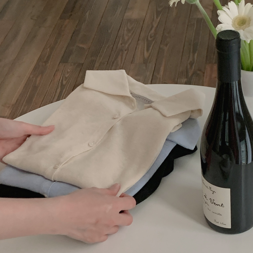 [madekoko] 솔트 카라 가디건 / 린넨 / 3color