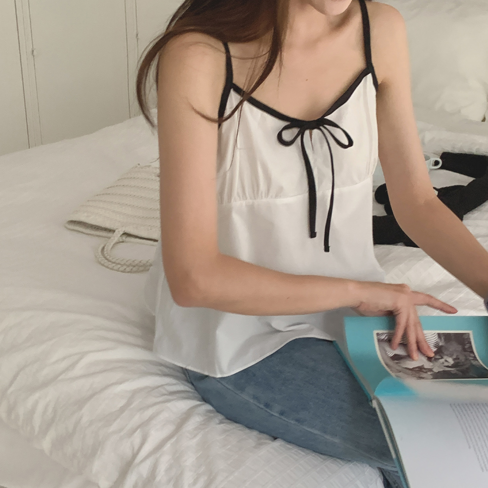 케츠 리본 슬리브리스