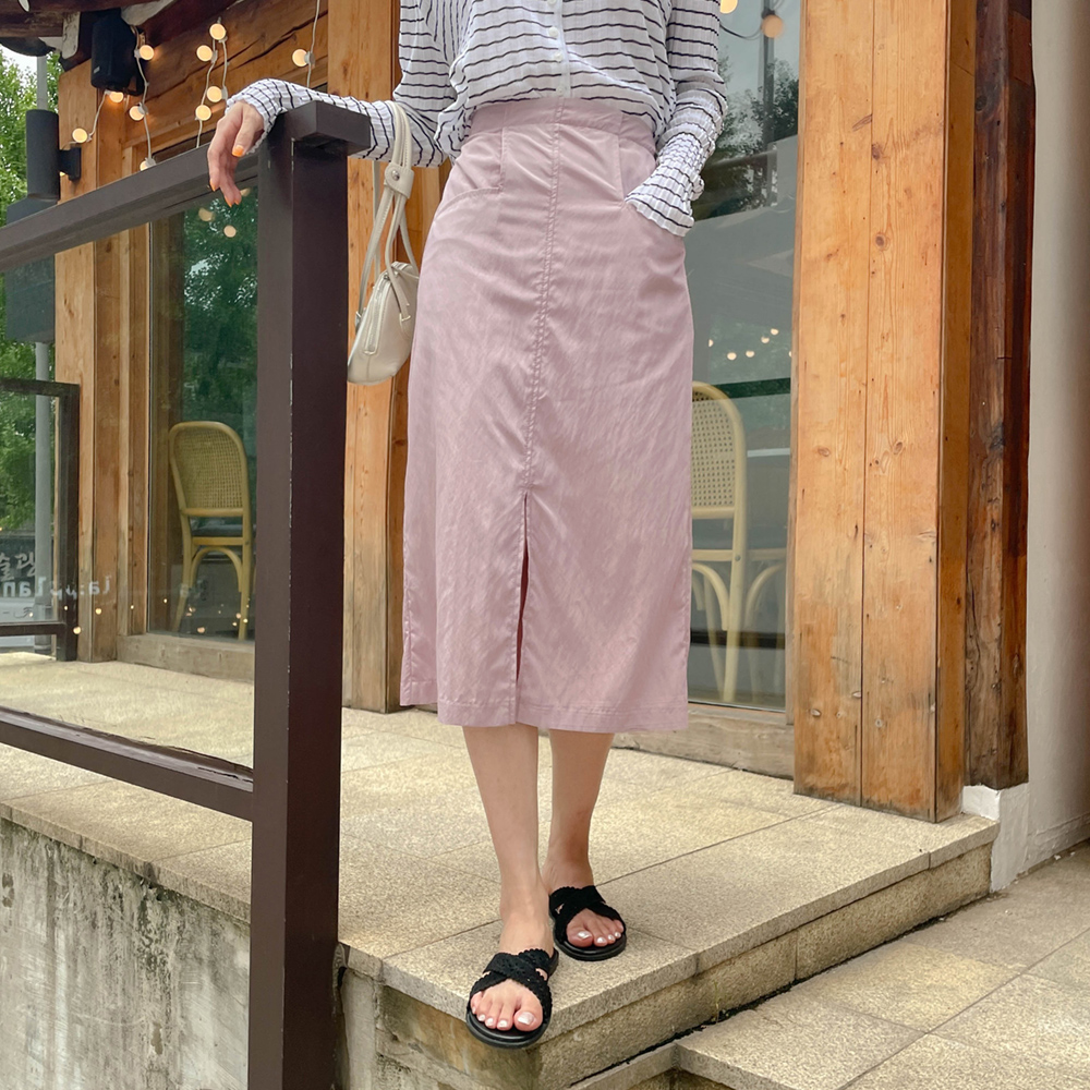 베이비 H라인 스커트