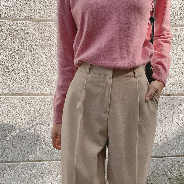 [Cle.] 윈터 핀턱 팬츠