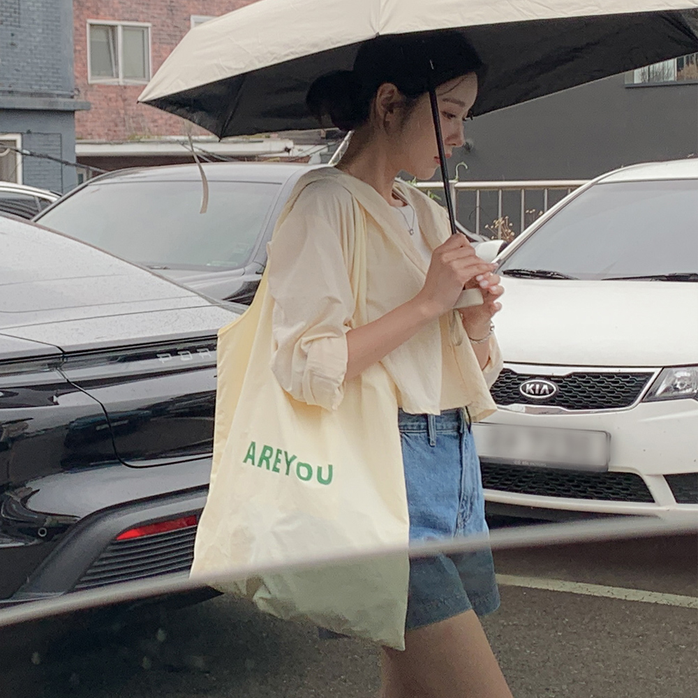  알유 방수 에코백