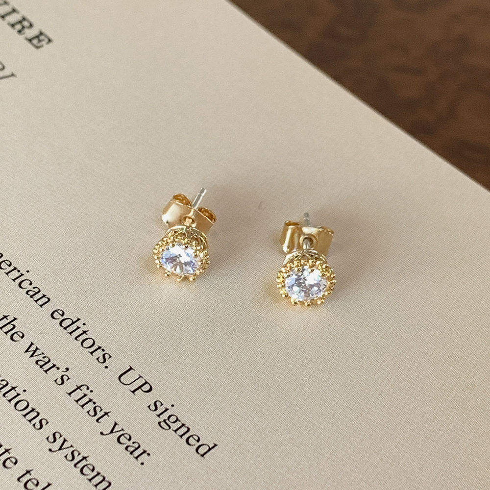 [하객룩] 디어 큐빅 귀걸이 (러블리 큐빅 귀걸이 데일리)