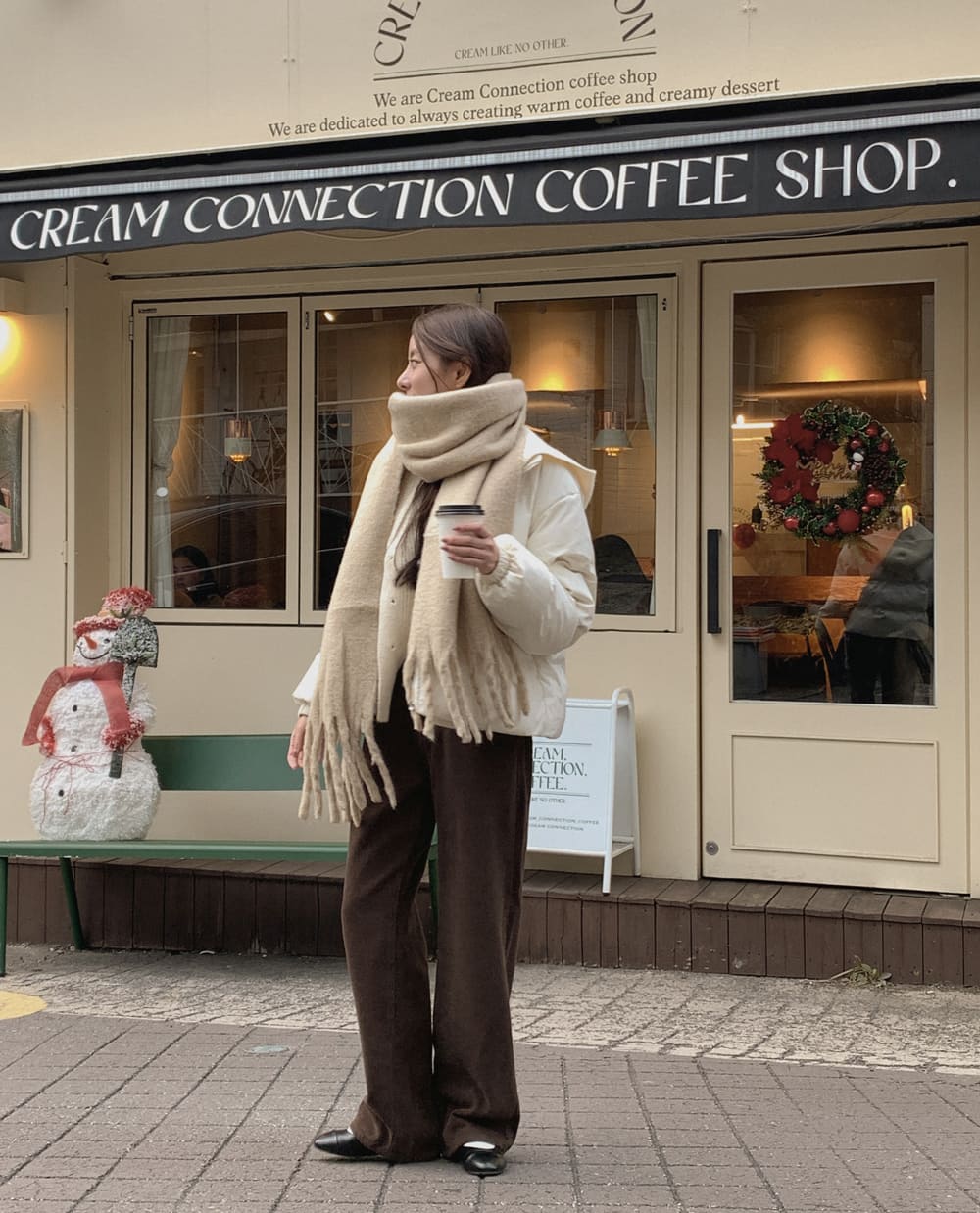 루퍼 양기모 코튼팬츠 (기모안감 반하이웨스트 스트레이트핏)