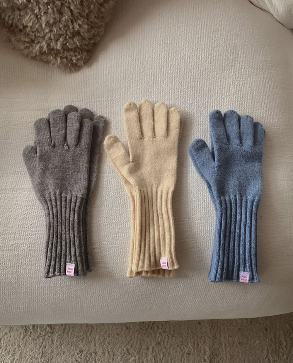 피우더 캐시 터치장갑 (캐시소재 터치장갑 포인트 러블리)