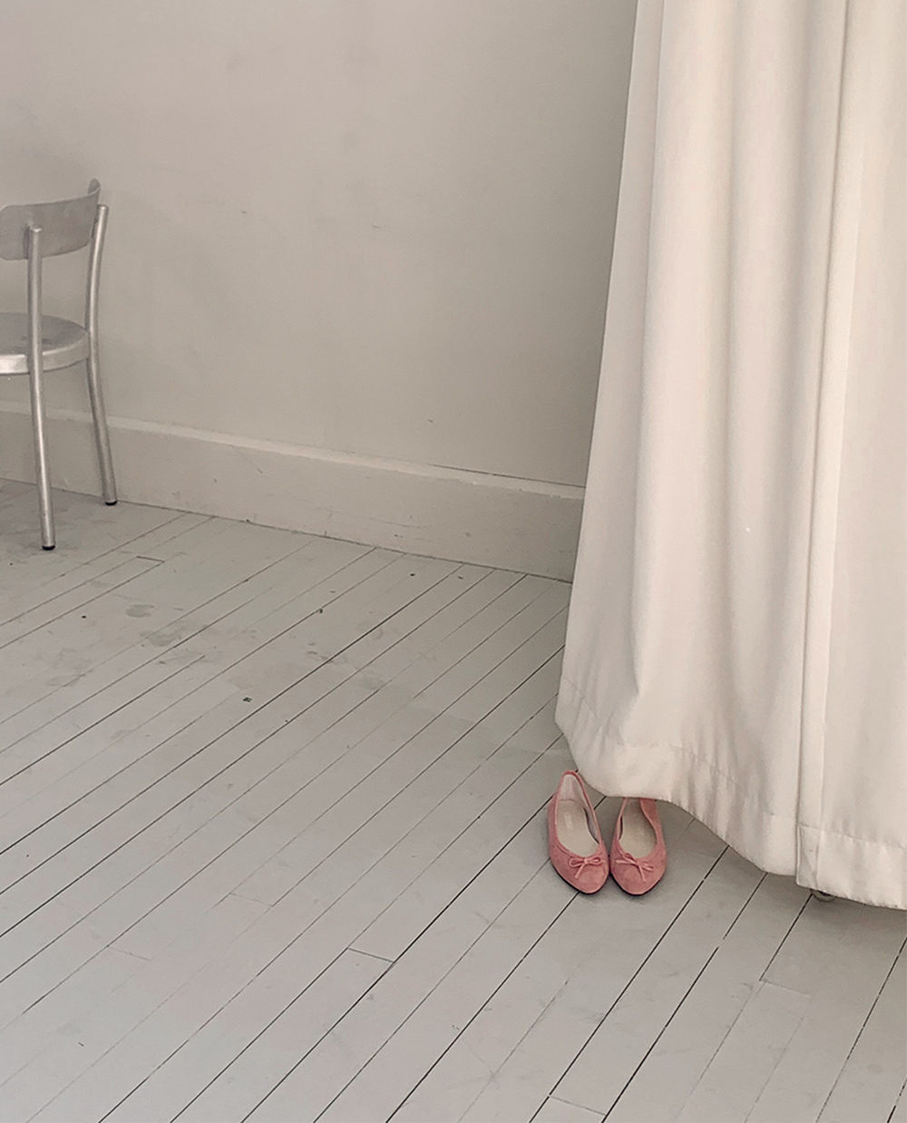 프리미엄 양가죽 플랫