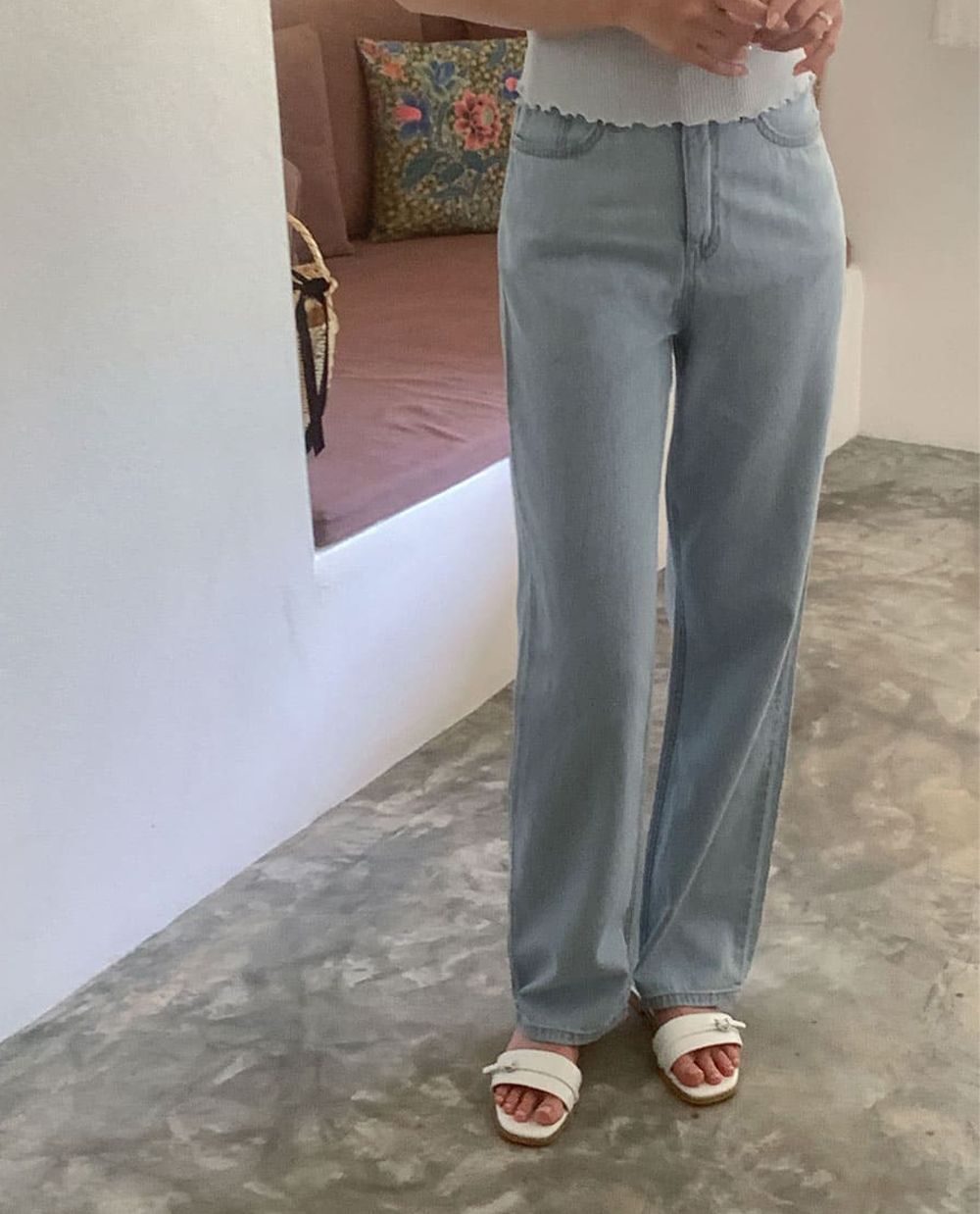 슬림 벨트 슬리퍼