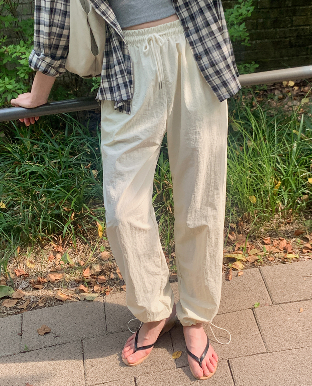 아노락 투웨이 팬츠