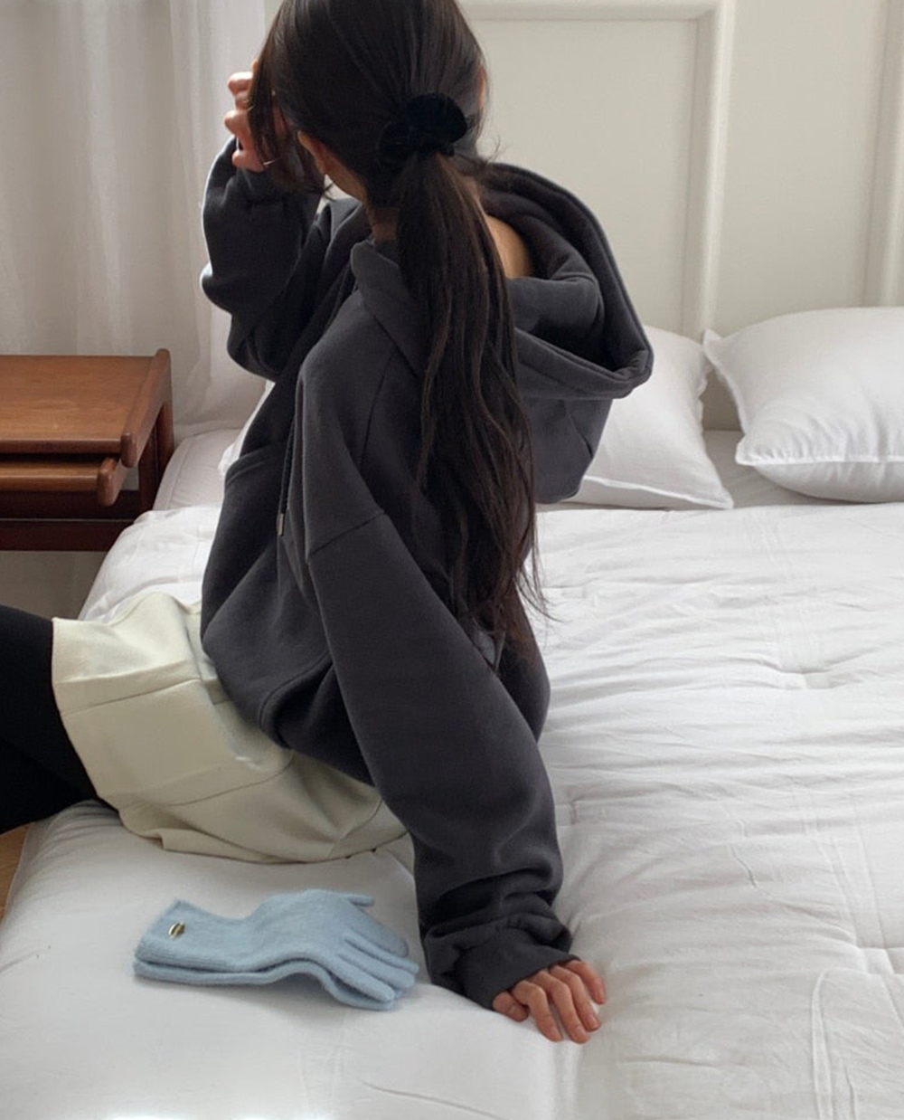 필드 양기모 후드티