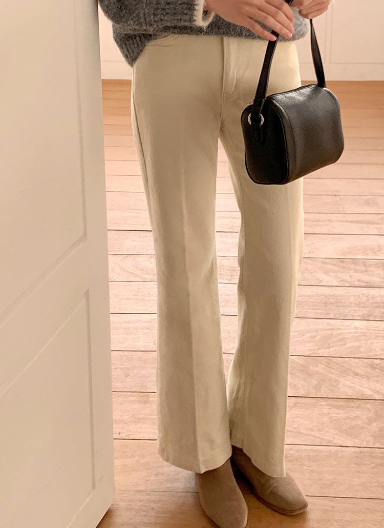 슬릿 레직기 팬츠