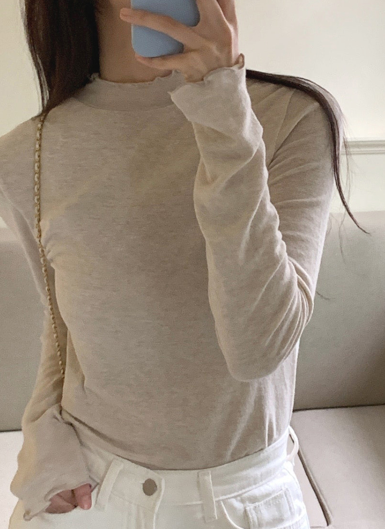 [💕주문폭주] 앙고라 하프넥 폴라티 /겨울티셔츠/반하프넥티셔츠/레이어드티셔츠/슬림핏/프릴티셔츠