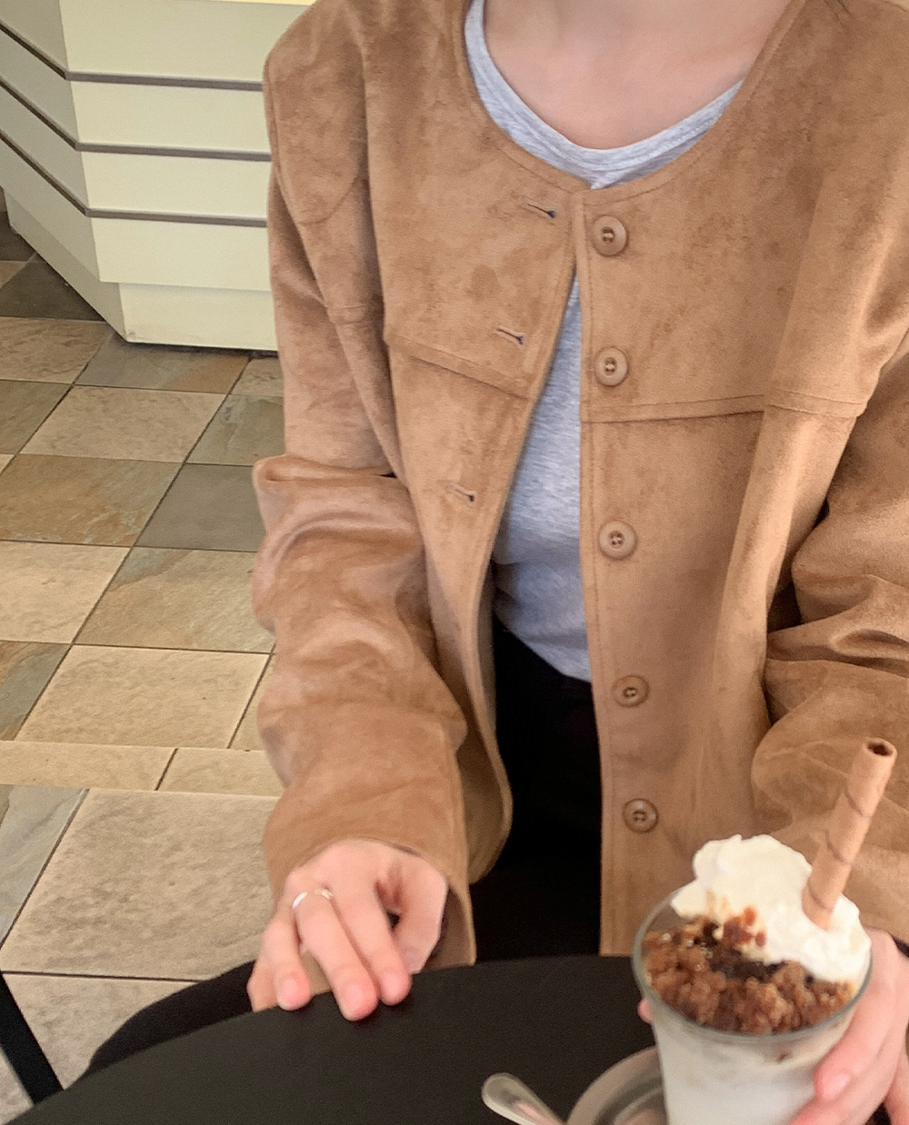 데이 스웨이드 자켓