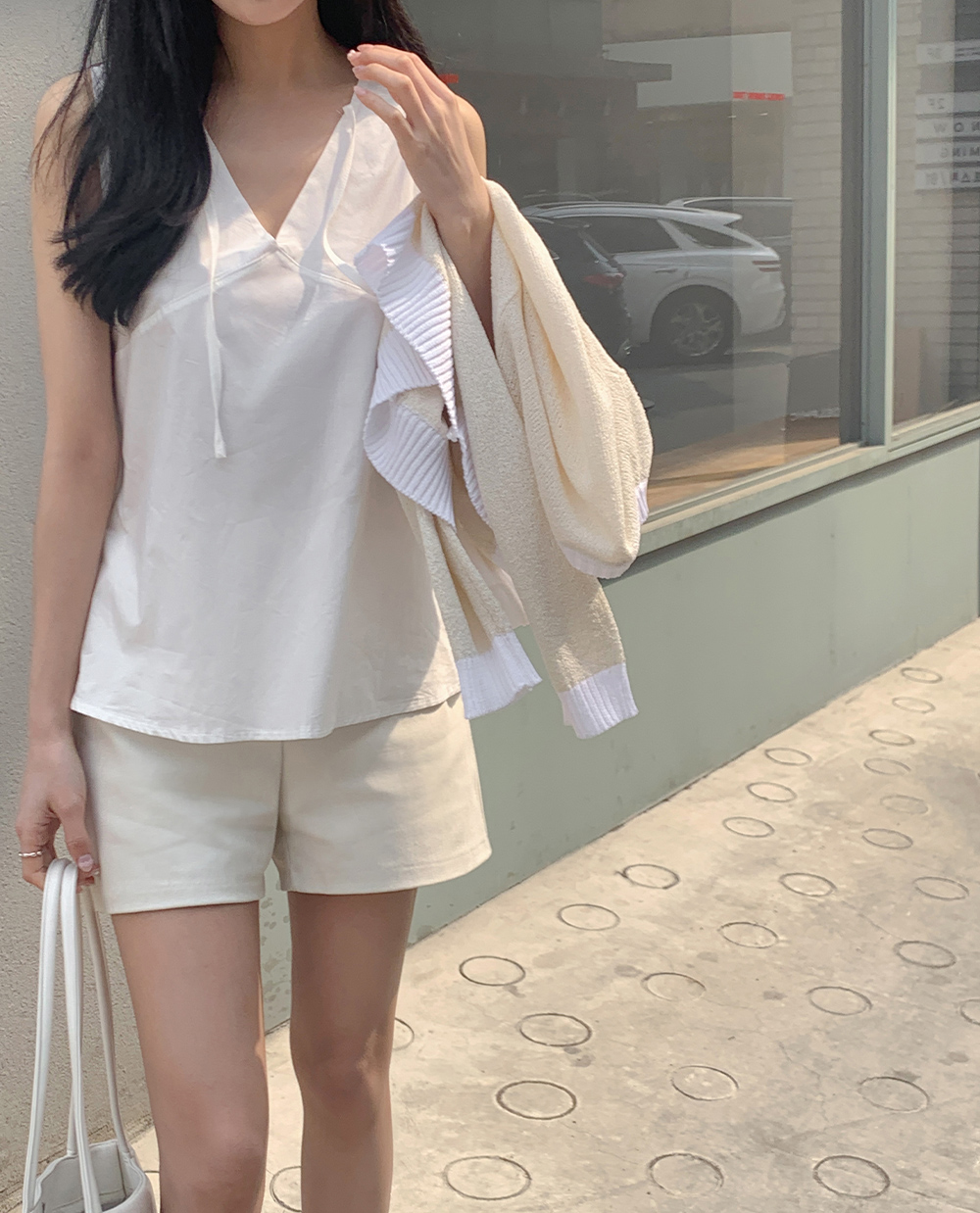 벨라 슬림 하프팬츠